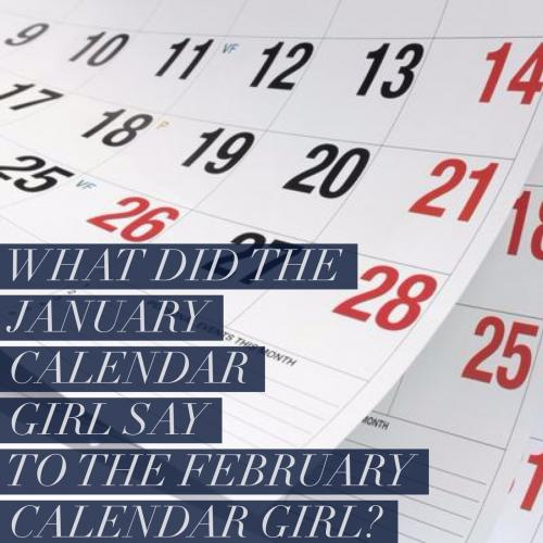 1月的日历女孩怎么说2月日历女孩?