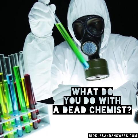 你做死化学家?