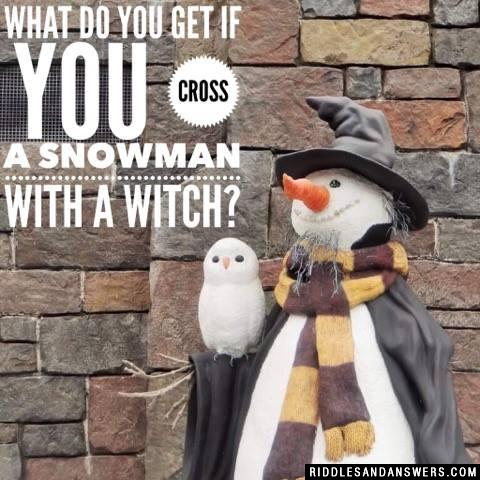 如果你把雪人和女巫混在一起，你会得到什么?